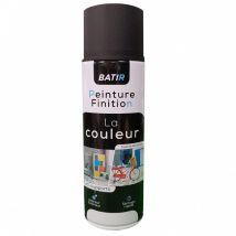 Aérosol peinture mât 400ml, noir, ral 9005