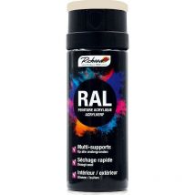 Aérosol peinture acrylique Richard multi-supports int / ext ral Clair 400 ml Couleur ral: ral 1013 blanc perle
