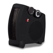 Radiateur soufflant - radiateur électrique - 1000 et 2000W - noir