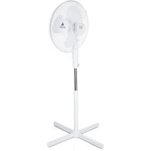 AERSON Standventilator Ventilator Windmaschine Luftkühler Oszillierend 50W Weiß Lüfter