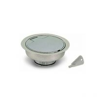 Aertecnica - presa industriale floor dn. 40 a pavimento con microinterruttore PA530