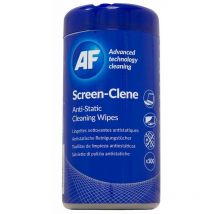 Sceen-Clene Anti-Static Cleaning Wipes Tub (Pack 100) SCR100T - AF