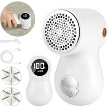 Ulisem - Afeitadora eléctrica para depilación, afeitadora inalámbrica de 6 cuchillas con pantalla digital inteligente, viene con cuchillas de