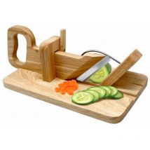 Vinbouquet - Nerthus fih 235 Tagliare Le Salsicce, Fatte di Legno, con Arco di Sicurezza in Acciaio Inossidabile, 17.5x29.5x13 cm