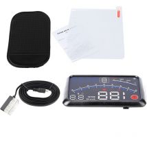 YB - Jeffergarden Affichage de voiture hud universel MPH/KM/h avertissement de limite de vitesse Plug Play