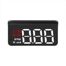 Curconsa - Affichage tête haute du compteur de vitesse hud M3 pour voiture, vitesse numérique obd, alarme rpm, alarme de survitesse, alarme de
