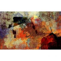 Affiche abstrait tempête solaire - 60x40cm - made in France