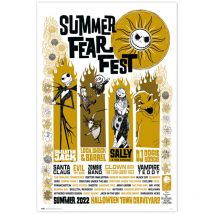 Affiche disney nightmare before christmas summer fear fest