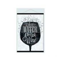 Affiche Kakemono Citation Vin 40x60cm