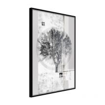 Affiche Murale Encadrée "Sign of Winter" 21 x 30 cm Noir