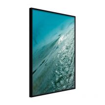 Affiche Murale Encadrée "Depth of the Ocean" 30 x 42 cm Noir