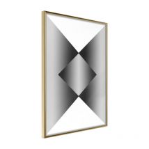 Affiche Murale Encadrée "Gradient" 30 x 42 cm Or