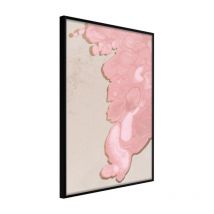 Affiche Murale Encadrée "Pink River" 40 x 60 cm Noir