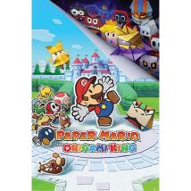 Affiche nintendo super mario le roi de l'origami