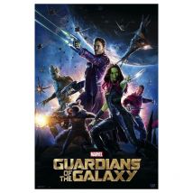 Affiche officielle des Gardiens de la Galaxie de Marvel