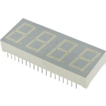 Kingbright Afficheur 7 Segments Rouge (high Efficiency Red) 14 Mm 2 V Nombre De Chiffres: 4 Ca56-11ewa