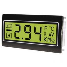 Tde Instruments - Afficheur lcd DPM962-TG ± 200 mV Dimensions encastrées 33 x 68 mm