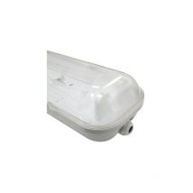Electro Dh - Afficheur pour 2 Tubes led pour longueur de tube 1500 mm, étanche IP65, en abs et polycarbonate, 81.001/2X1500