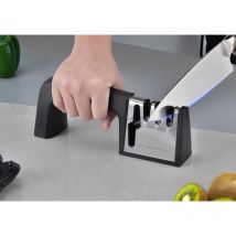 Affila coltelli manuale affilatore 4 in 1 4 lame AFFILACOLTELLi forbici 13004