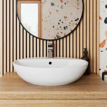 Affine - Oval Countertop Basin White - 550 x 420mm