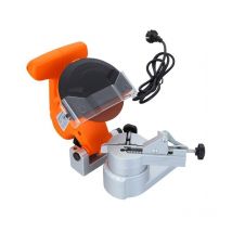 Fuxtec - Afilador de cadena eléctrico FX-KSF700 para todas las motosierras comunes motor 65 w 1,45 kg sistema de tensión rotativa seguridad