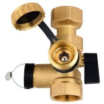 Kappenventil g ¾ mit KFE-Hahn - Afriso