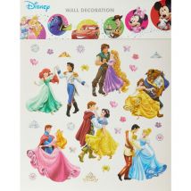 Ag Art - ag Design - Wall Sticker Disney - Autoadesivo - Disney Princesse - adesivo - 30 x 30 cm, 1 parte - DKs 1081, multicolor, 30 x 30 cm