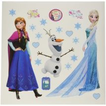 Ag Art - ag Design dks 1095 Disney Frozen, La regina di ghiaccio, adesivi da parete, 30 x 30 cm – Parte 1, carta, colorato, 30 x 30 cm