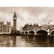 Ag Design - London Big Ben, photo murale, 360x254 cm, 4 parts