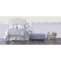 Ag Art - ag Design wbd 8065 Wall Border-Autoadesivo, Carta, Colorful, 500 x 14 cm