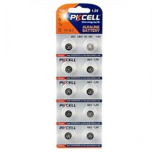 10 Knopfzellen AG3 Super Alkaline 1.5V Pkcell