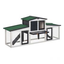 Aga Hühnerstall für Hühner 204x45x80 cm