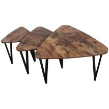 Aga24 - Aga Kaffeetischset MR2031 im 3er Set Satztisch 2-TLG. für Wohnzimmer Flur Schlafzimmer