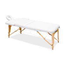 Aga24 - Aga Massageliege aus Holz MR5150 Weiss