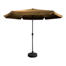 Aga Sonnenschirm, Gartenschirm Mr2027 Ø 300 Cm Braun