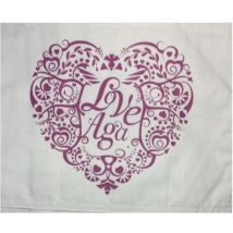 W2492 Tablier de cuisine 70x97cm lin+coton - Crème - AGA