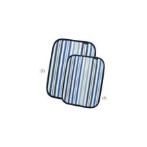 W3022 Set De Table 27x36cm Coton - Rayé Bleu - Aga