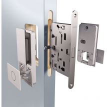 AGB - Picaporte Polaris Wave Muletilla A50 Blanco Opaco