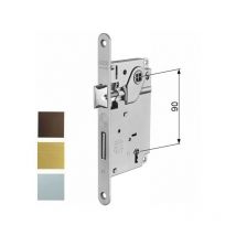 Serratura inf.legno centro E50 cromo op 1001 AGB