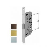Serratura Inf.Legno Mediana E35 Ottonata 1101 AGB