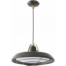 Aged brown pendant Plec H170