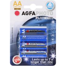 Agfa - Photo Power Lr6 Mignon (aa)-batterie Alkali-mangan 1.5 V 4 St.