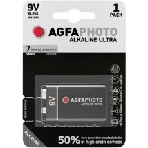 Photo Batterie Alkaline 9V E-Block 1er Blister - Agfa