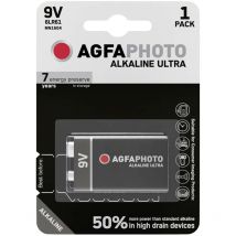 Photo Ultra 6LR61 Pile 6LR61 (9V) alcaline(s) 9 v 1 pc(s) X240602 - Agfa