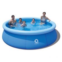 Aafgvc - Easy Set - Piscine avec pompe de filtration - 300x76 cm - Rondee - Piscine gonflable