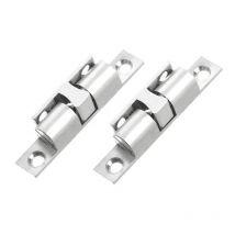 Promotion, Loqueteau à Billes Cuivre Rouleau Loqueteau Fermeture Loqueteau à Double Bille avec vis pour Fermeture de Placard et Meuble - argent (8