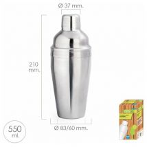 Oryx - Shaker per cocktail in acciaio inossidabile da 550 ml