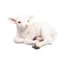 Agnello bianco in resina 2