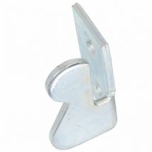 Agrafe picarde coudée zingué blanc AFBAT - Sens: Droit