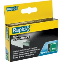 RAPID - Agrafes en fil plat n°140/10mm- Boîte carton 2000 - (11910731)